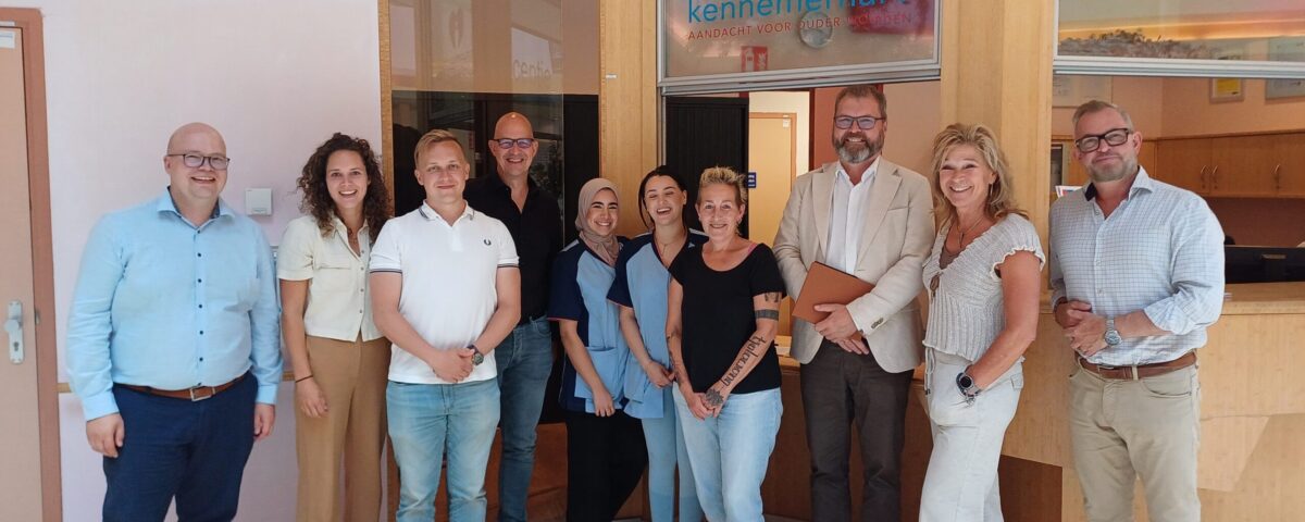 Groep mensen in locatie van Kennemerhart