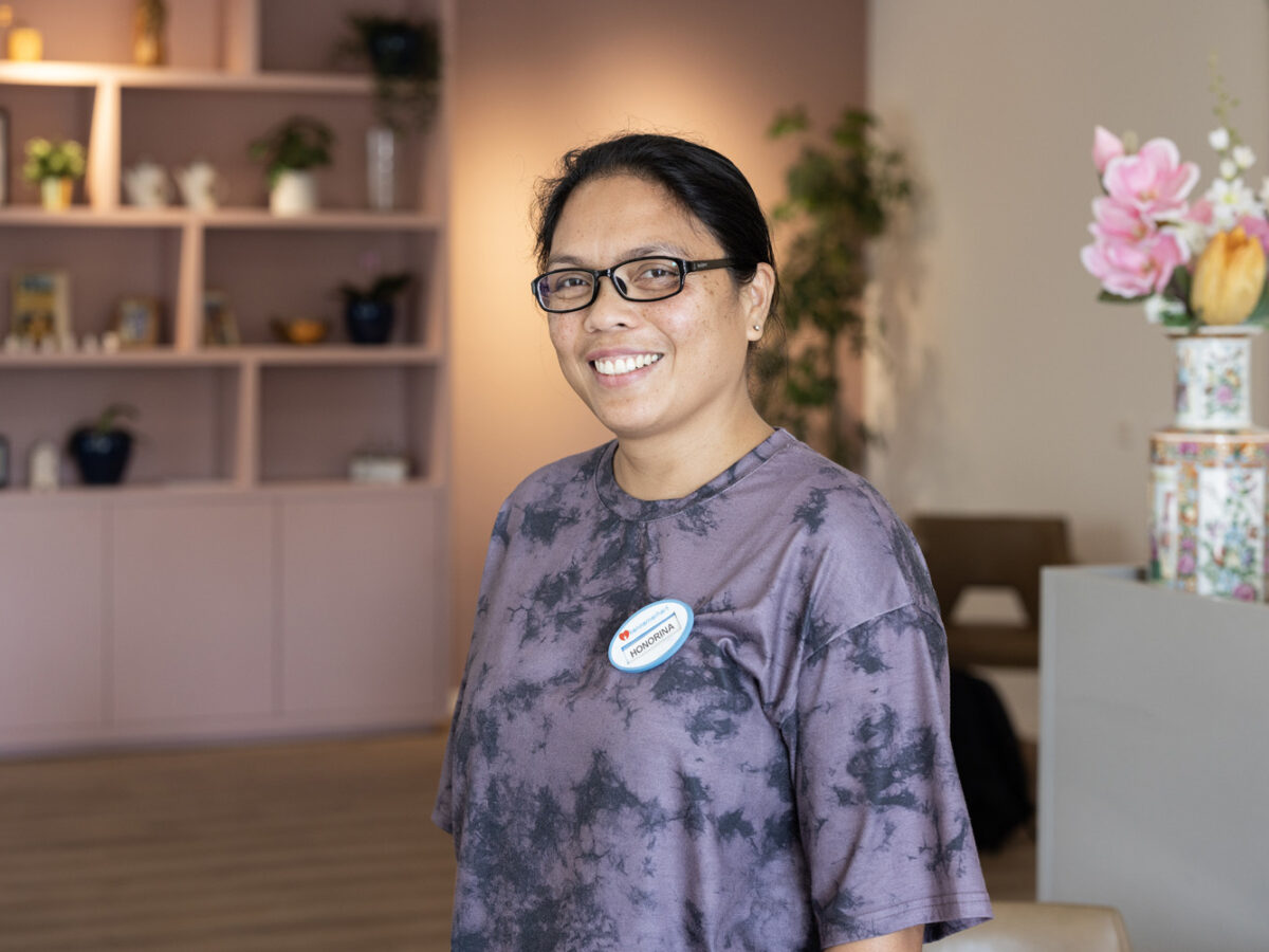 Collega Kennemerhart in gemeenschappelijke ruimte