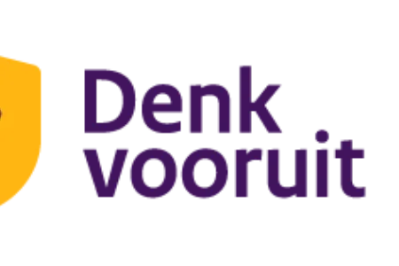 Logo van Denk vooruit