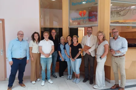 Groep mensen in locatie van Kennemerhart