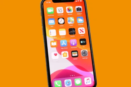Visual van een mobiele telefoon